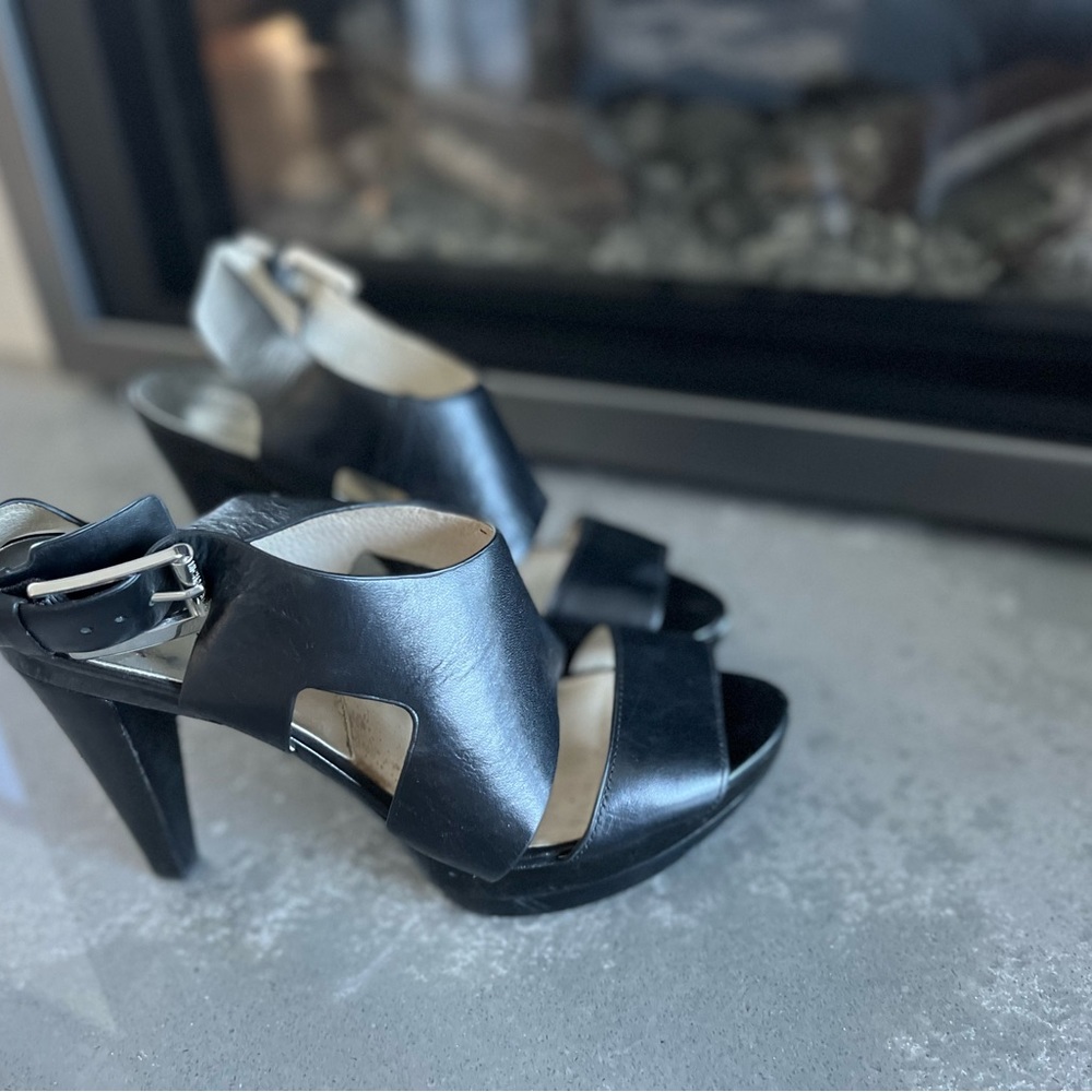 Michael Kors black platforms